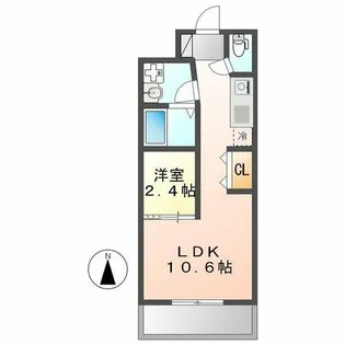 セントフィオーレ上名古屋【6階】の間取り