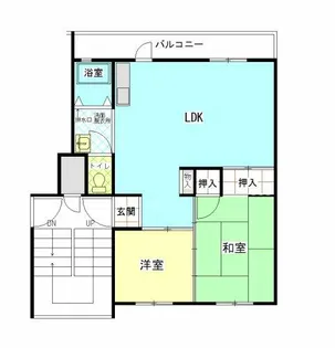 公社賃貸SMALIO 高倉台【4-103号室】の間取り