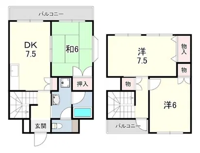 パレオーギ【7階】の間取り