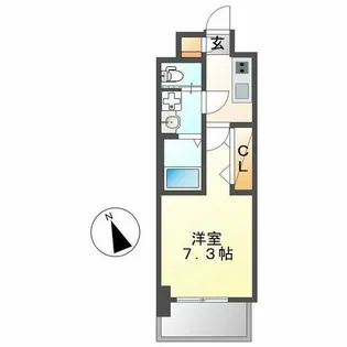 S-RESIDENCE名駅南【5階】の間取り