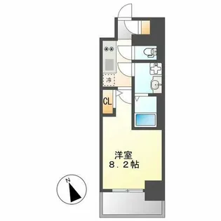 エスリード新栄プライム【210号室】の間取り