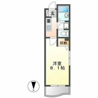 メゾン・ド・ビジェ【5階】の間取り