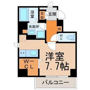 アビタシオン今池マルシェ【7階】の間取り