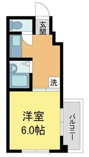 ワンフラーリッシュ西宮【6階】の間取り