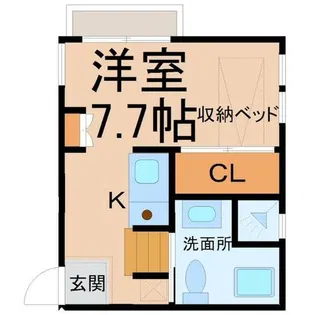 リンデンバウムJ6 A棟【1階】の間取り