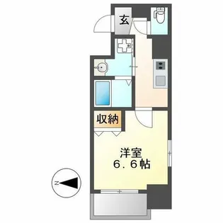 THE RESIDENCE SHIGAHONDORI【302号室】の間取り
