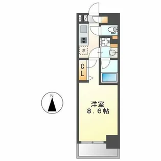 シティライフ泉【4階】の間取り