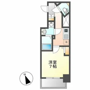 エスリード新栄テセラ【605号室】の間取り