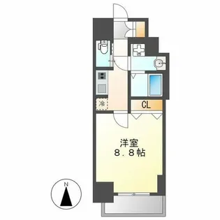 S-RESIDENCE東別院【1005号室】の間取り