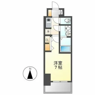 S-RESIDENCE上飯田駅前【2階】の間取り