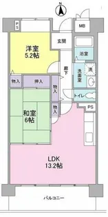 サクラハイム浦江【8階】の間取り