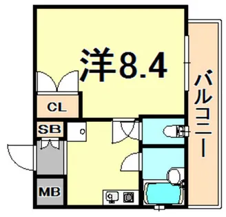 グランシャリオWEST【3階】の間取り