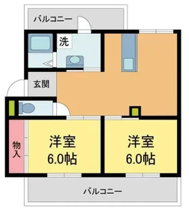 第三西宮マンション【201号室】の間取り