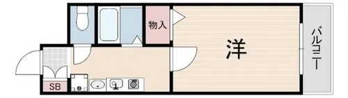 ミリオンベル本山【4階】の間取り