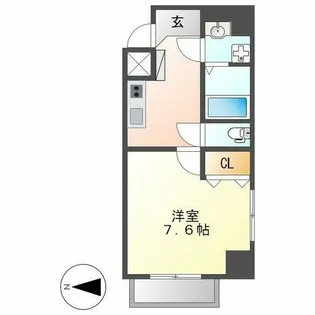 LEXCEED izumi【803号室】の間取り