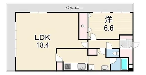 ベルトピア西明石3【6階】の間取り