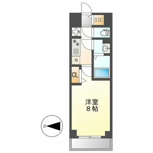 L&Cレジデンス鶴舞公園【14階】の間取り