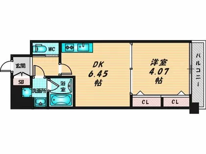 プレジオ布施EURO【5階】の間取り