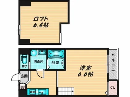 Pleiades長瀬(プレアデス ナガセ)【2階】の間取り