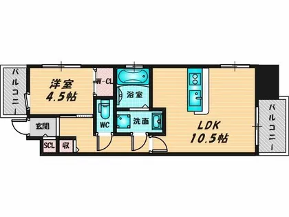 BO BEDRE MIKURIYA【5階】の間取り
