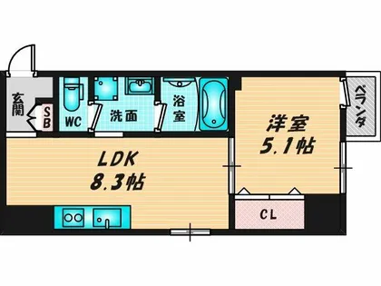 グランスイート【4階】の間取り