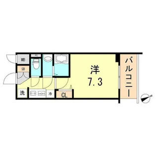 プレサンス THE 神戸【2階】の間取り