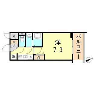 プレサンス THE 神戸【2階】の間取り