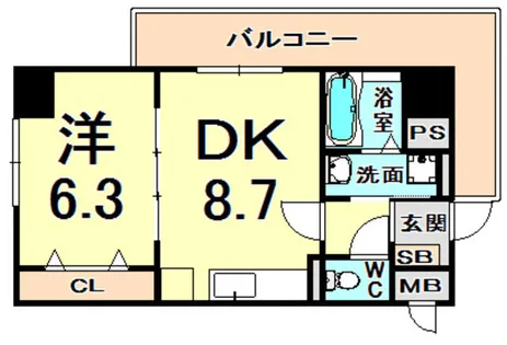 プラチナコート2【5階】の間取り