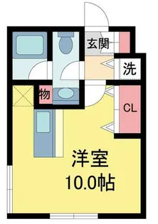 ブリストル【101号室】の間取り