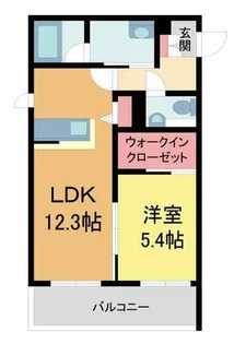 The Terrace 西宮北口【301号室】の間取り