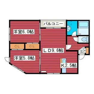 ル・シエル月寒東【303号室】の間取り