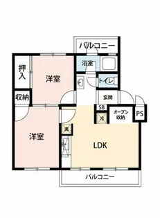 公社賃貸SMALIO 喜連【3-207号室】の間取り