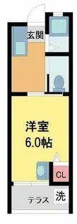 兵庫県川西市栄町【テラスハウス】の間取り