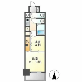 S-RESIDENCE六番町【609号室】の間取り