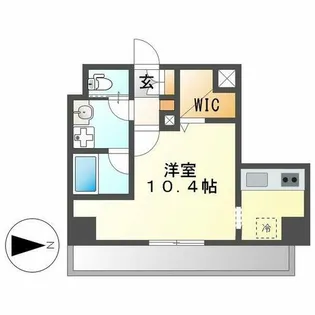 ルーエ金山【901号室】の間取り