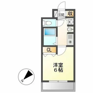 プレサンス鶴舞駅前ブリリアント【10階】の間取り