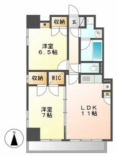 ランドハウス泉【10階】の間取り