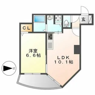 プロシード金山2【501号室】の間取り
