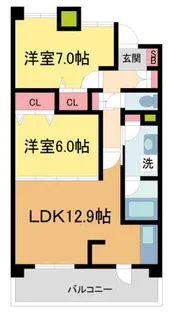 KDX宝塚レジデンス【905号室】の間取り