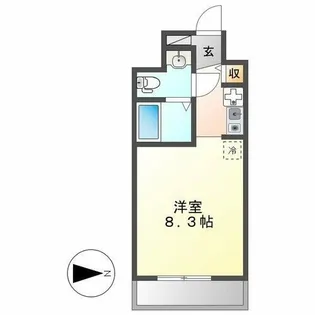 アーバンフラッツ新栄(旧La Douceur新栄)【11階】の間取り