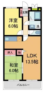 ハーモニーマンションA棟【103号室】の間取り