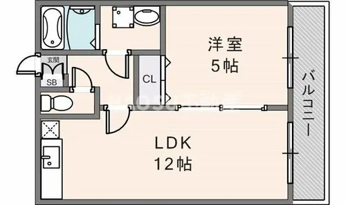 コスモスハイツ【104号室】の間取り