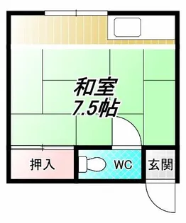 くすの木ハイツ【2階】の間取り