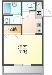 セントラルハイツカシノ【3階】の間取り