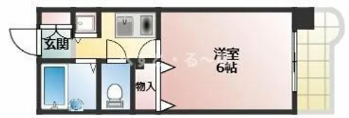 YKハイツ相生町【9階】の間取り