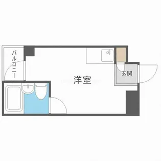 1Rの間取り画像