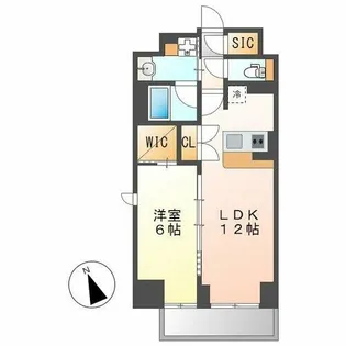 TENAS池下【11階】の間取り