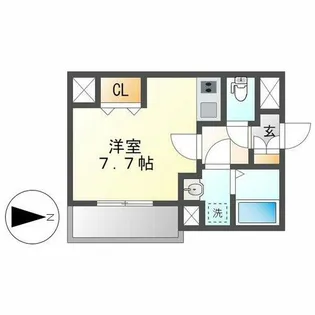 プレサンス鶴舞パークグラッド【13階】の間取り