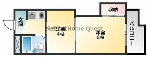 サンスリーハイツ布施【5階】の間取り