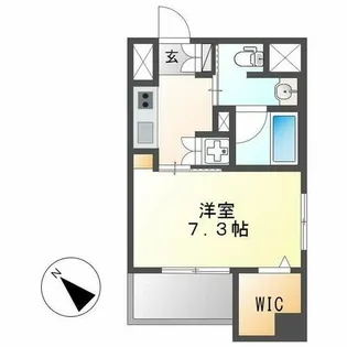 アビタシオン今池パルク【1001号室】の間取り